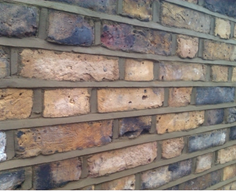 Weather struck pointing - London